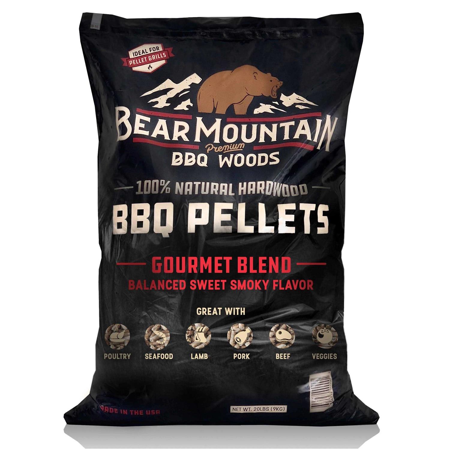 Bear Mountain Gourmet BBQ Hardwood Pellets