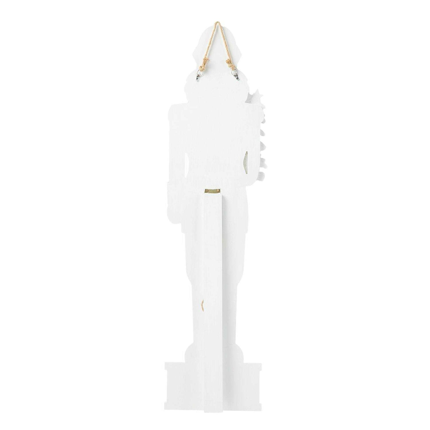 Glitzhome 42 Wooden Nutcracker Porch Decor