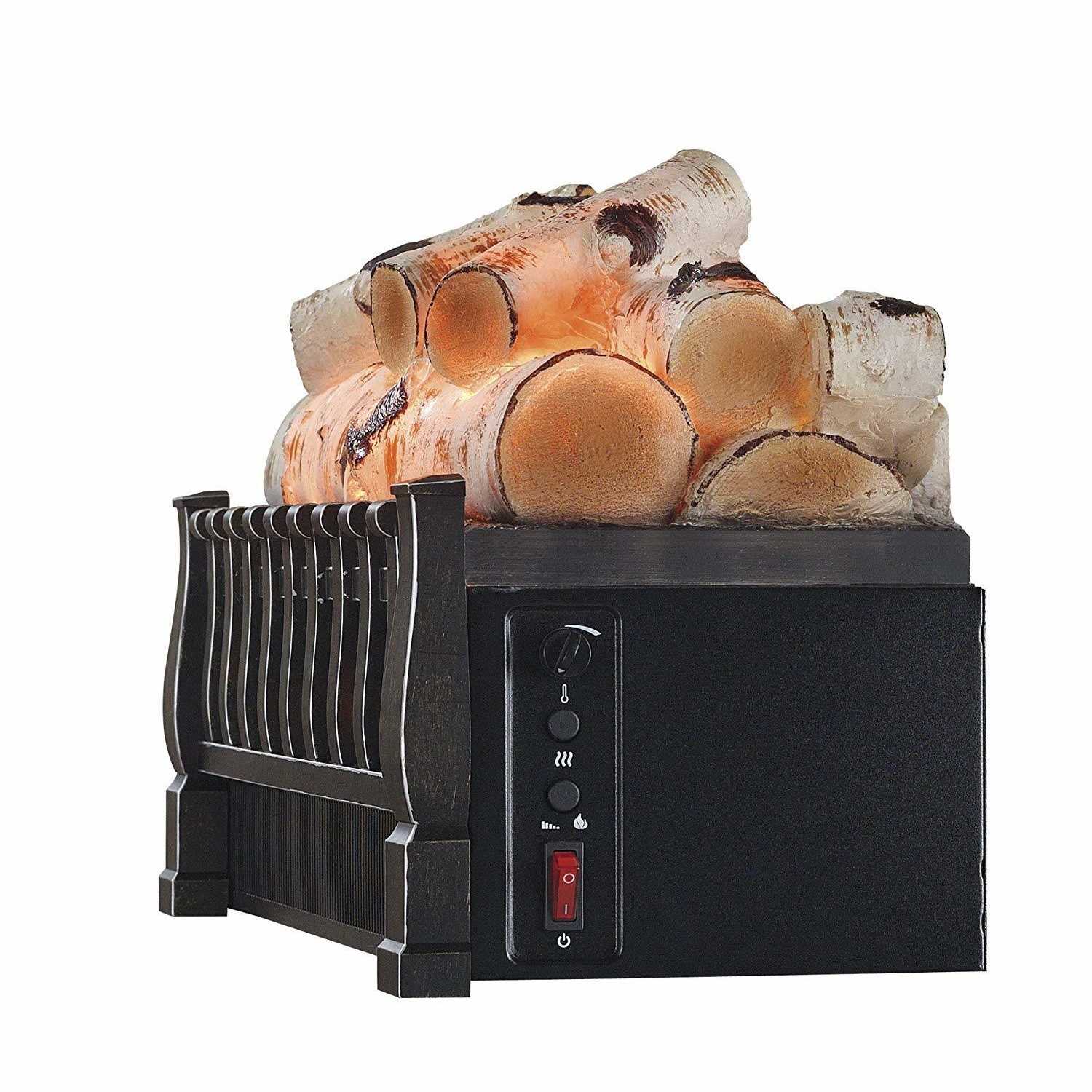 Duraflame Dfi021aru Electric Log Set Heater with Realistic Ember Bed