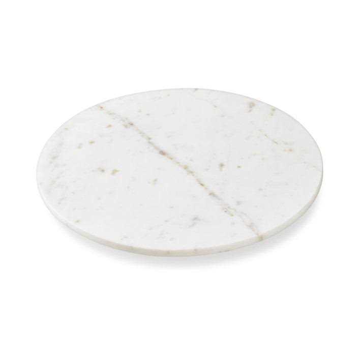 Threshold 14&” Marble Lazy Susan White