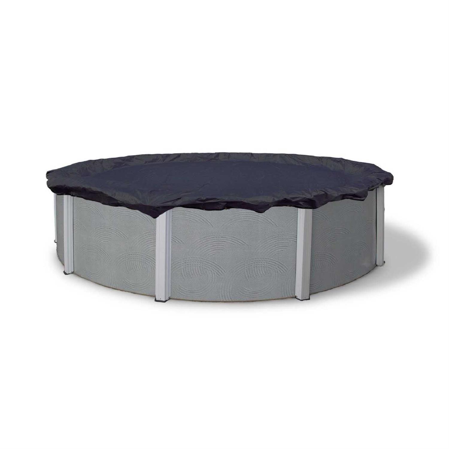 Winter Block Pool Cover for Above Ground Round Pool Includes Winch and Cable