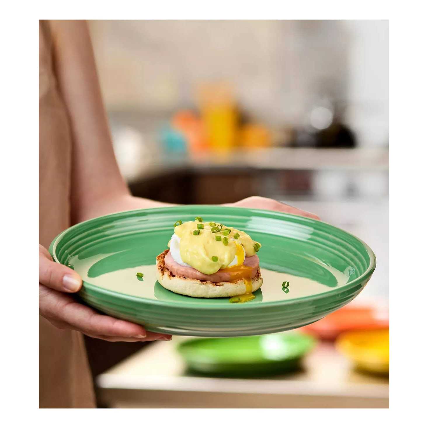 Fiesta Luncheon Salad Bowl Plate