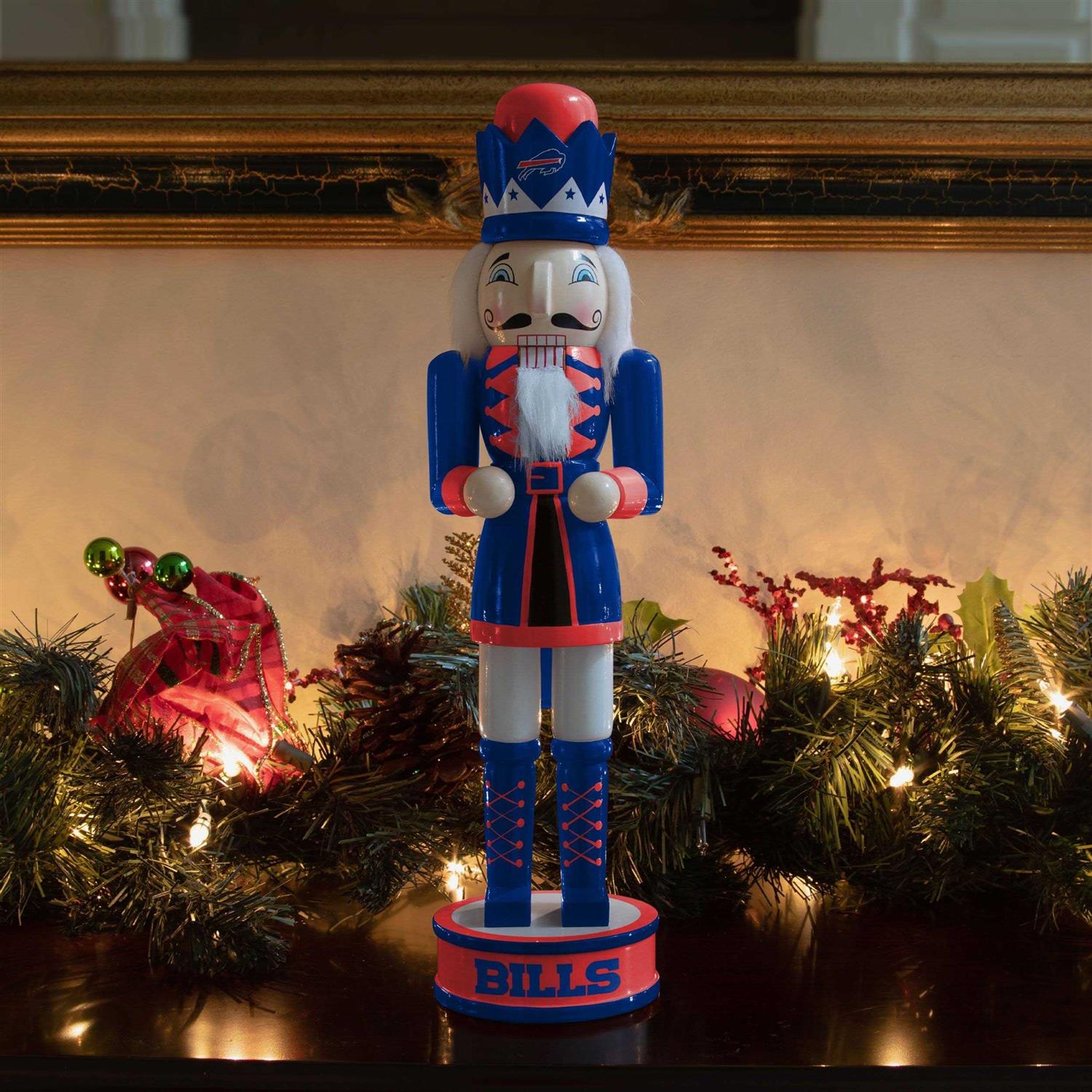 foco Team Logo Collectible Holiday 14 Nutcracker Buffalo Bills One Size Team