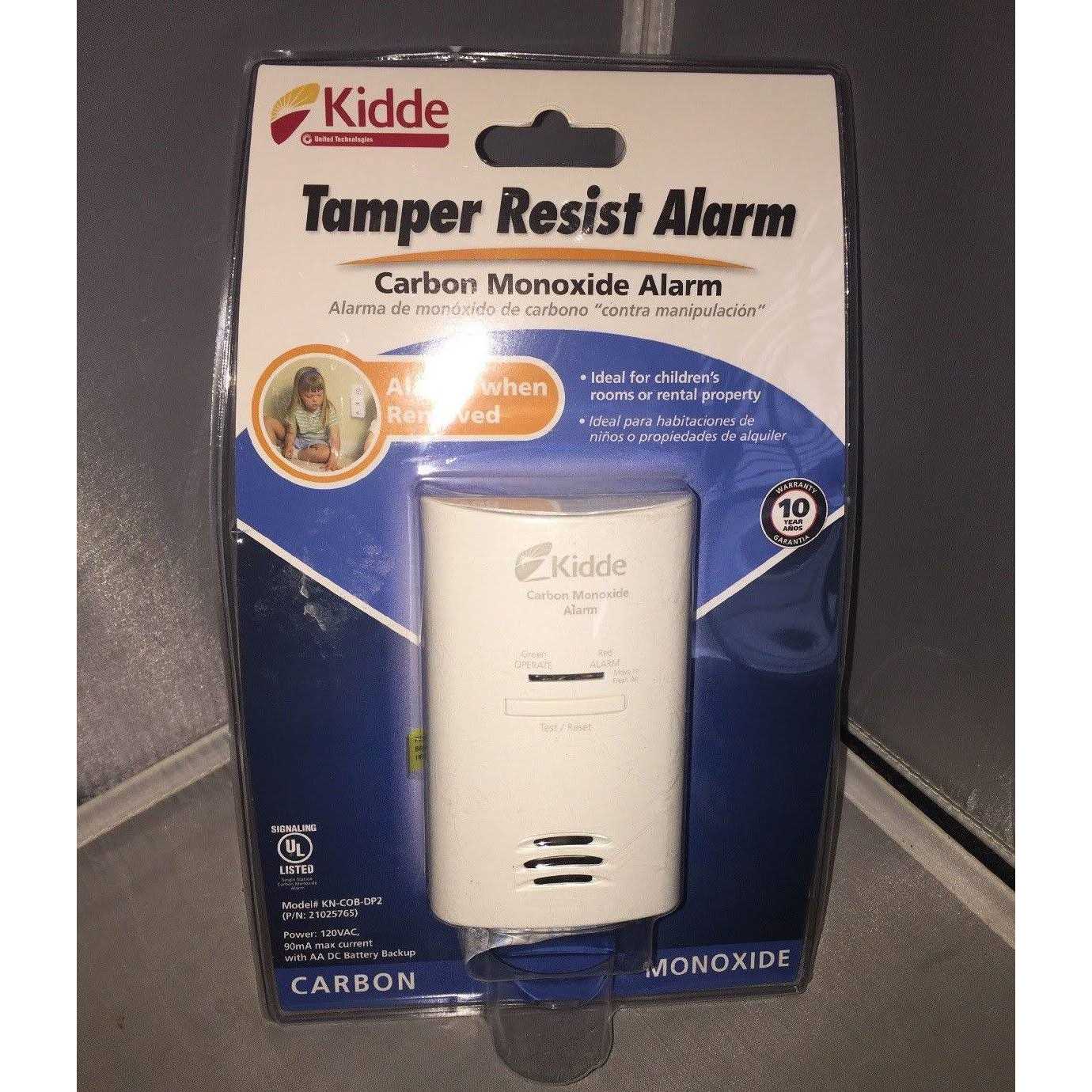 Kidde Firex Plug-In Carbon Monoxide Detector