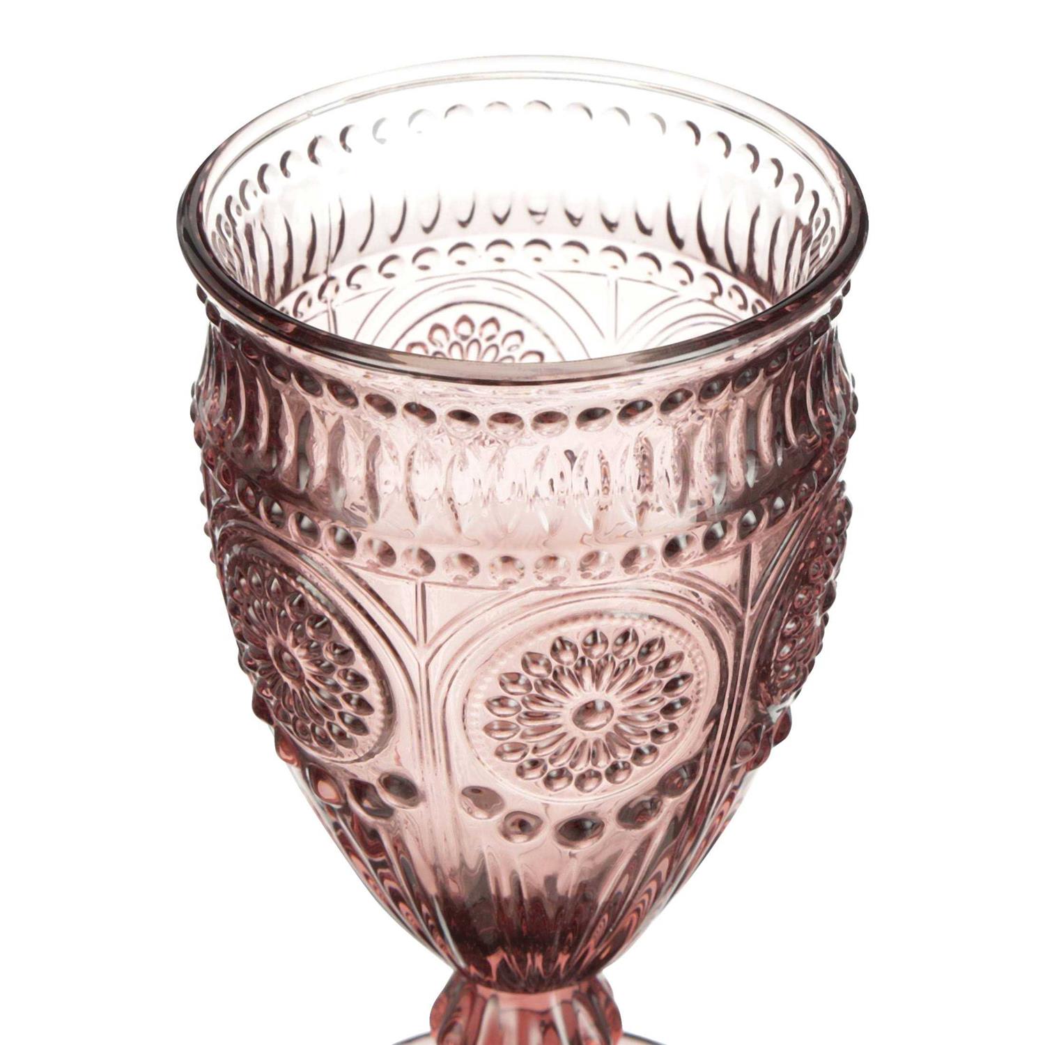 The Pioneer Woman Adeline 12-Ounce Footed Glass Goblets