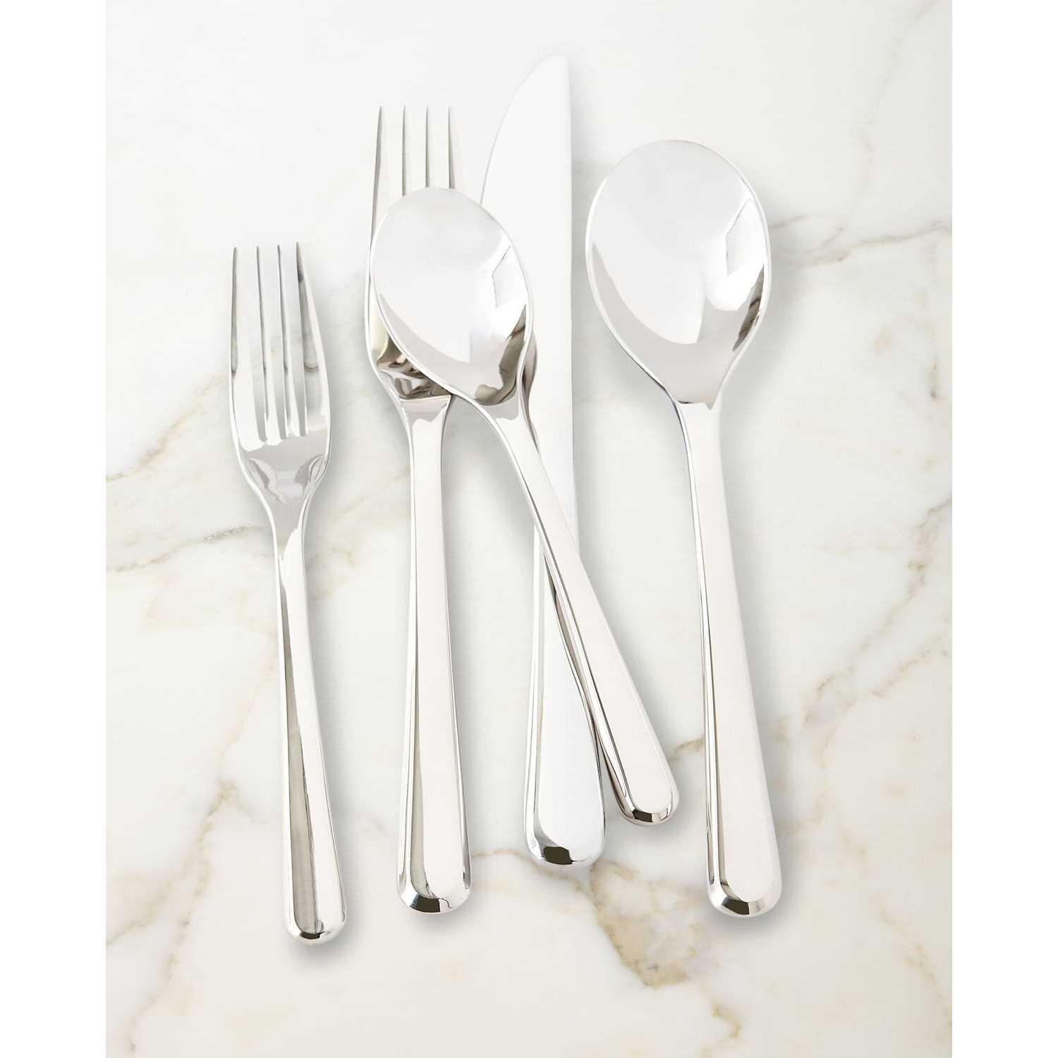 Nambe Aura 45-Piece Flatware Set