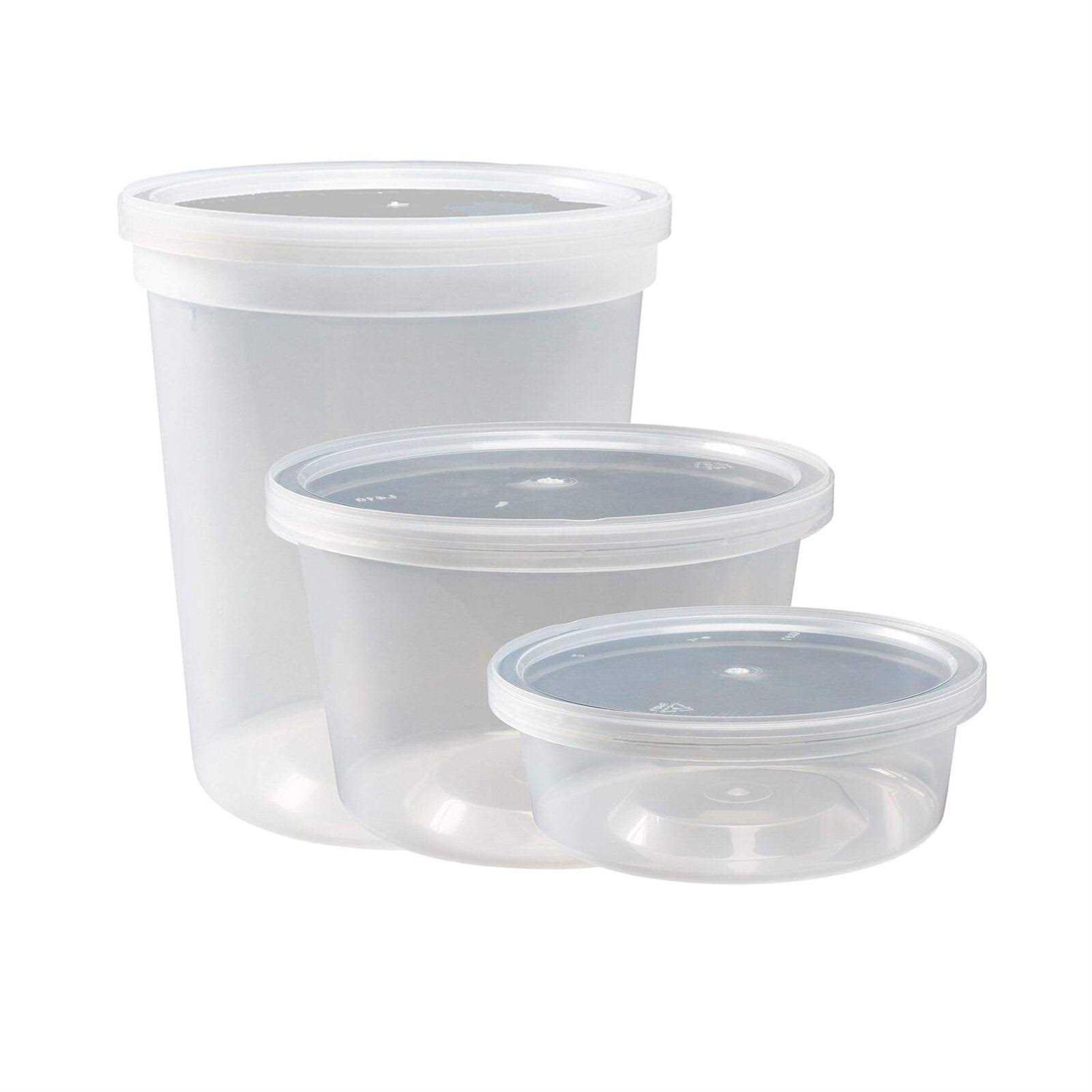 Durahome Deli Containers with Lids Food Storage Leakproof