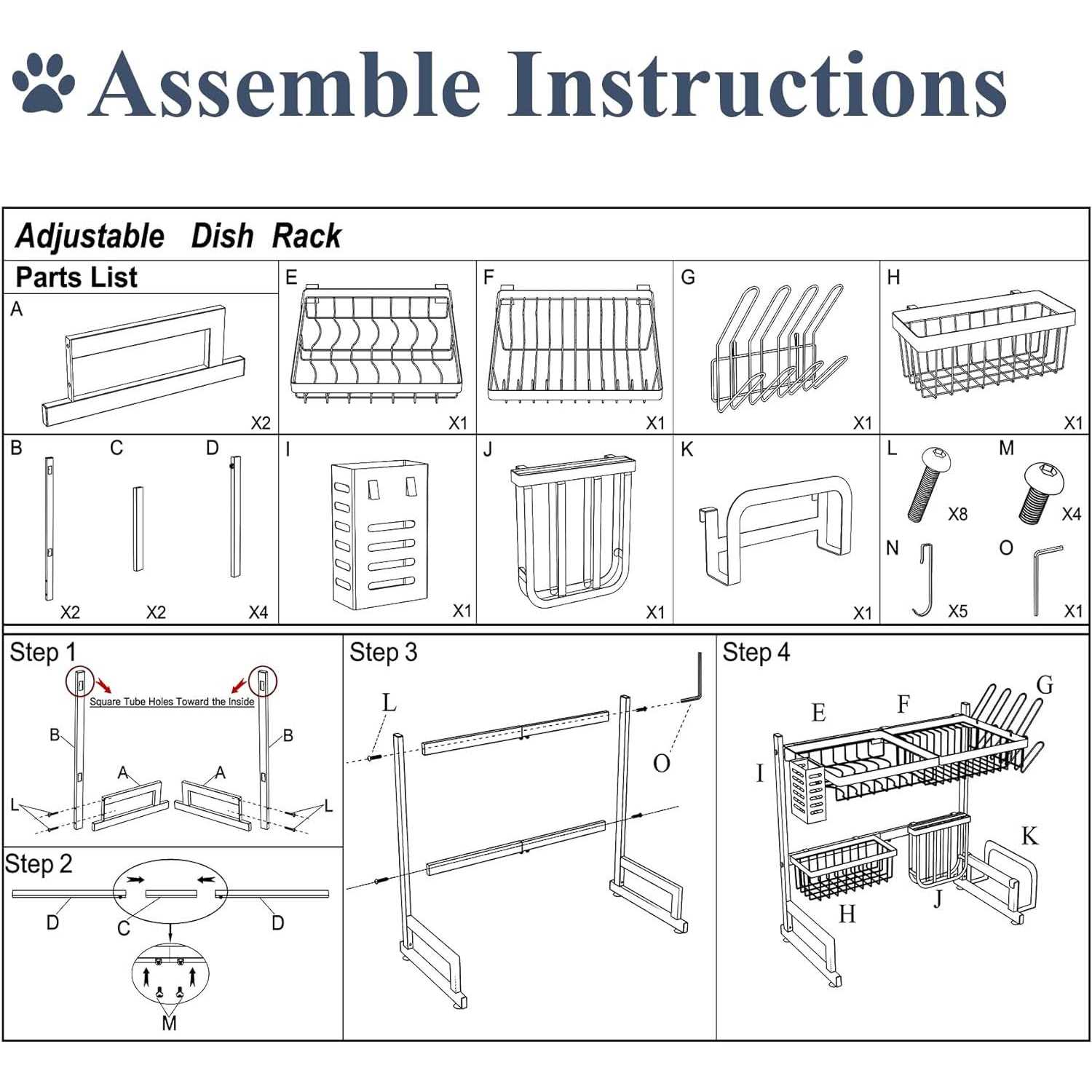 SNTD Over The Sink Dish Drying Rack Adjustable Large Dish Drying Rack for Kitchen Counter with Multiple Baskets Utensil Sponge