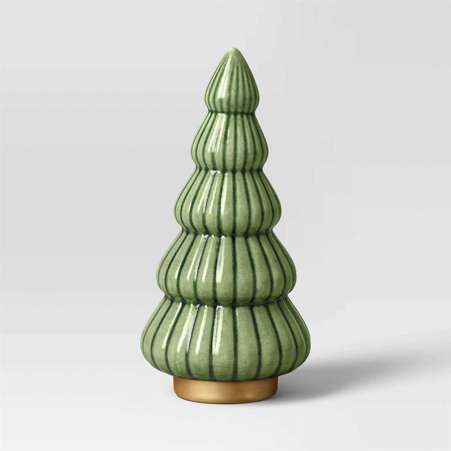 Threshold Scalloped Ceramic Christmas Tree