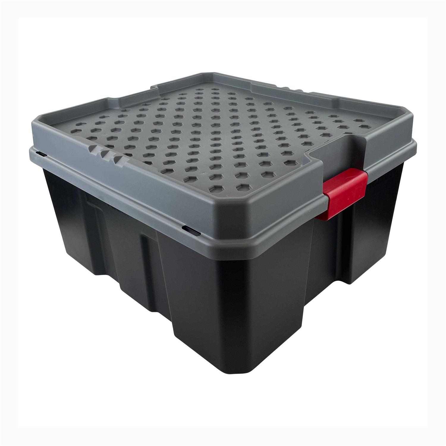 Hyper Tough 21 Gallon Plastic Material Storage Tote