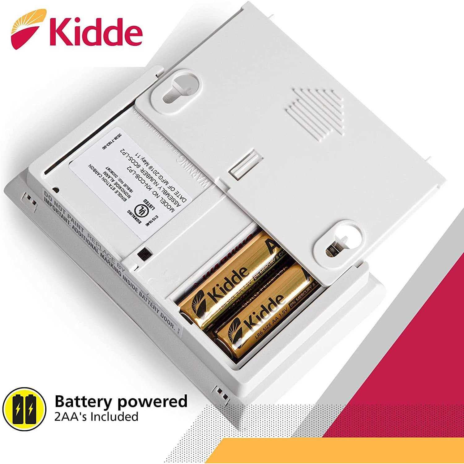 Kidde Battery Operated Carbon Monoxide Alarm