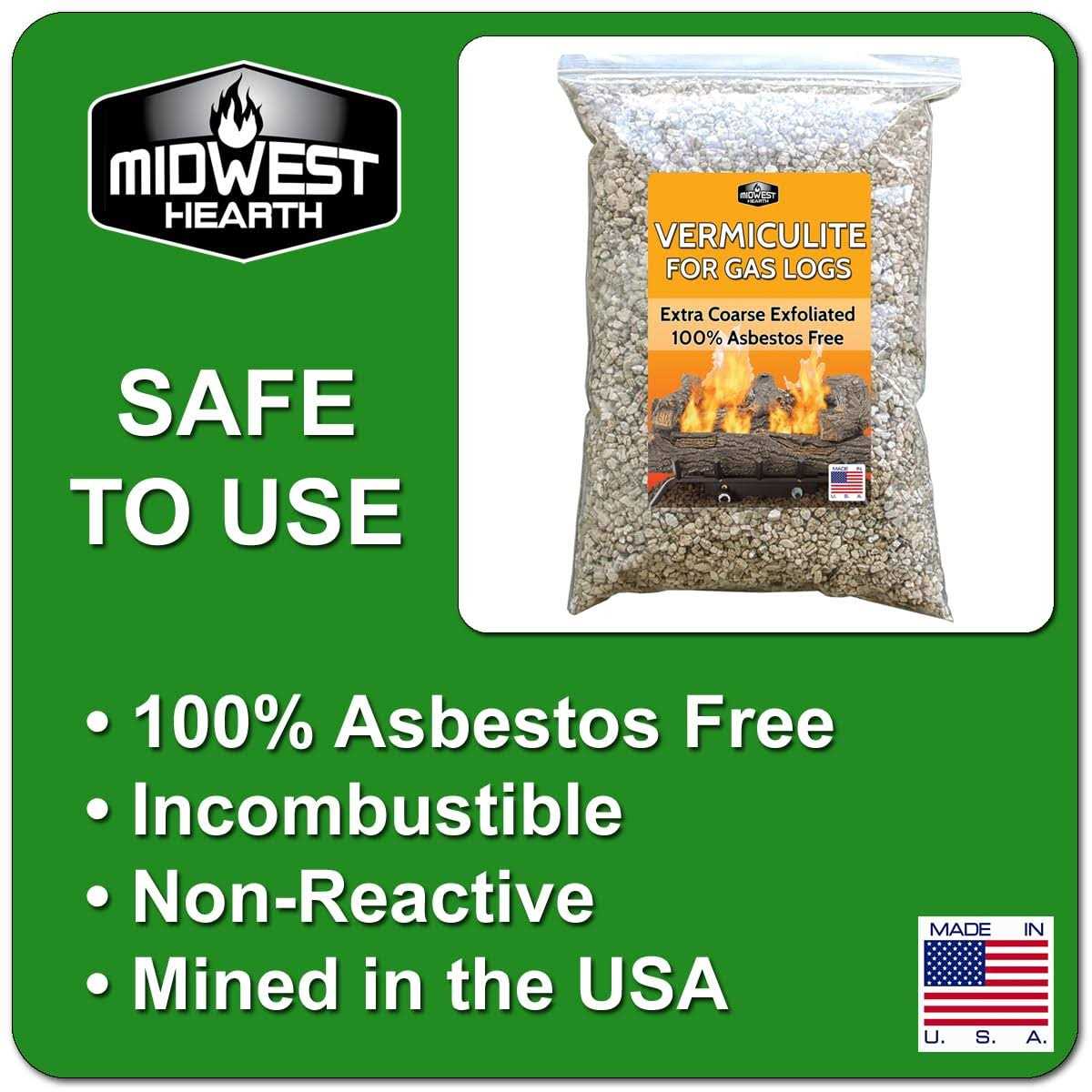 Midwest Hearth Vermiculite Granules for Gas Logs