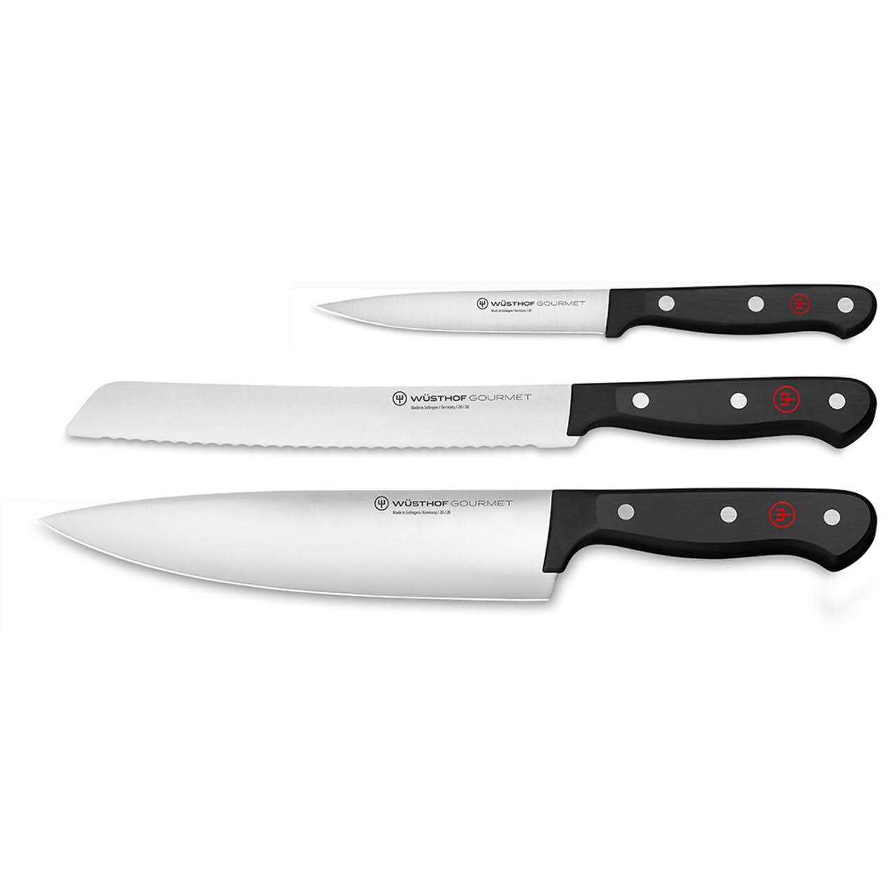 Wusthof Gourmet 3-Piece Knife Starter Set