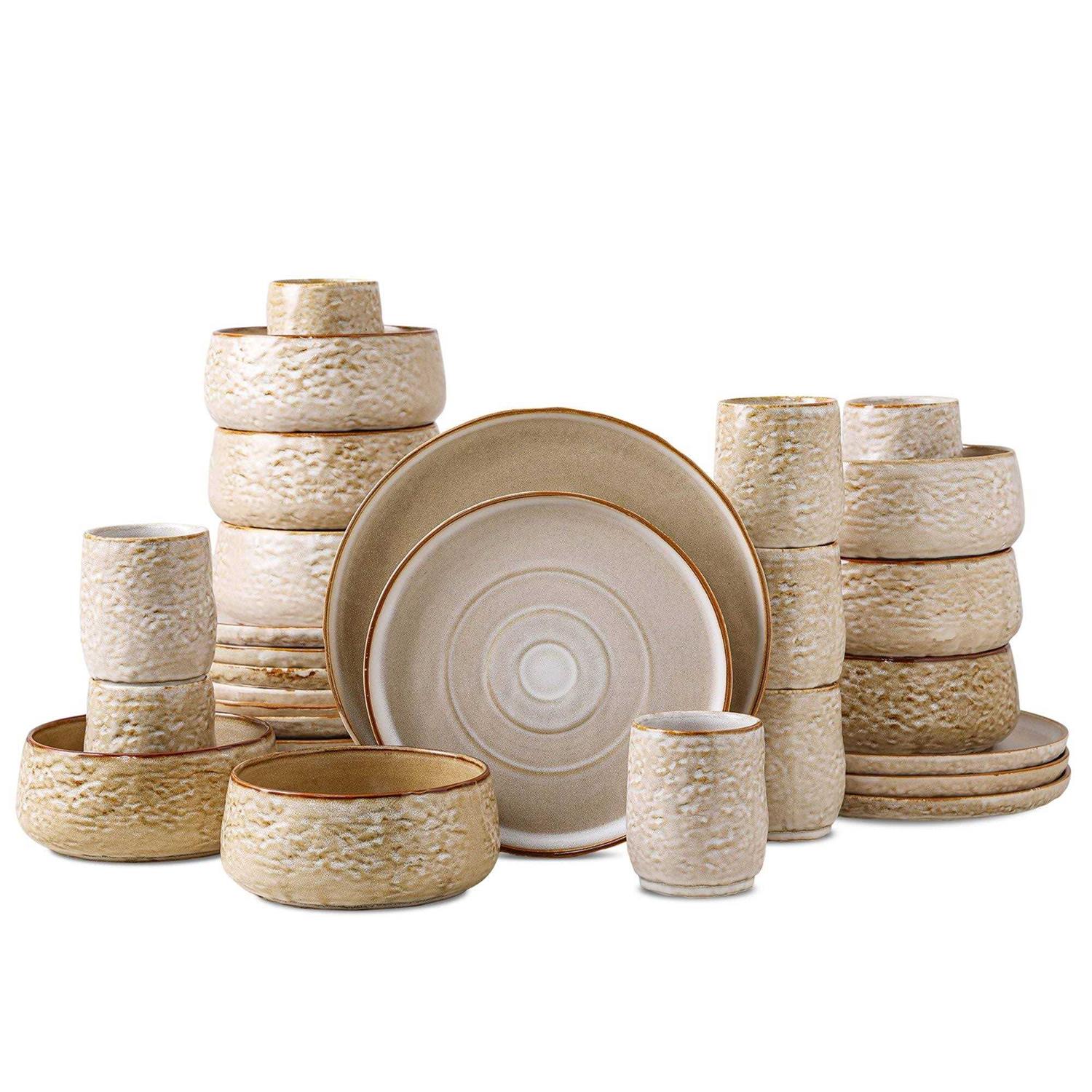 Stone by Mercer Project Shosai Stoneware Dinnerware Set