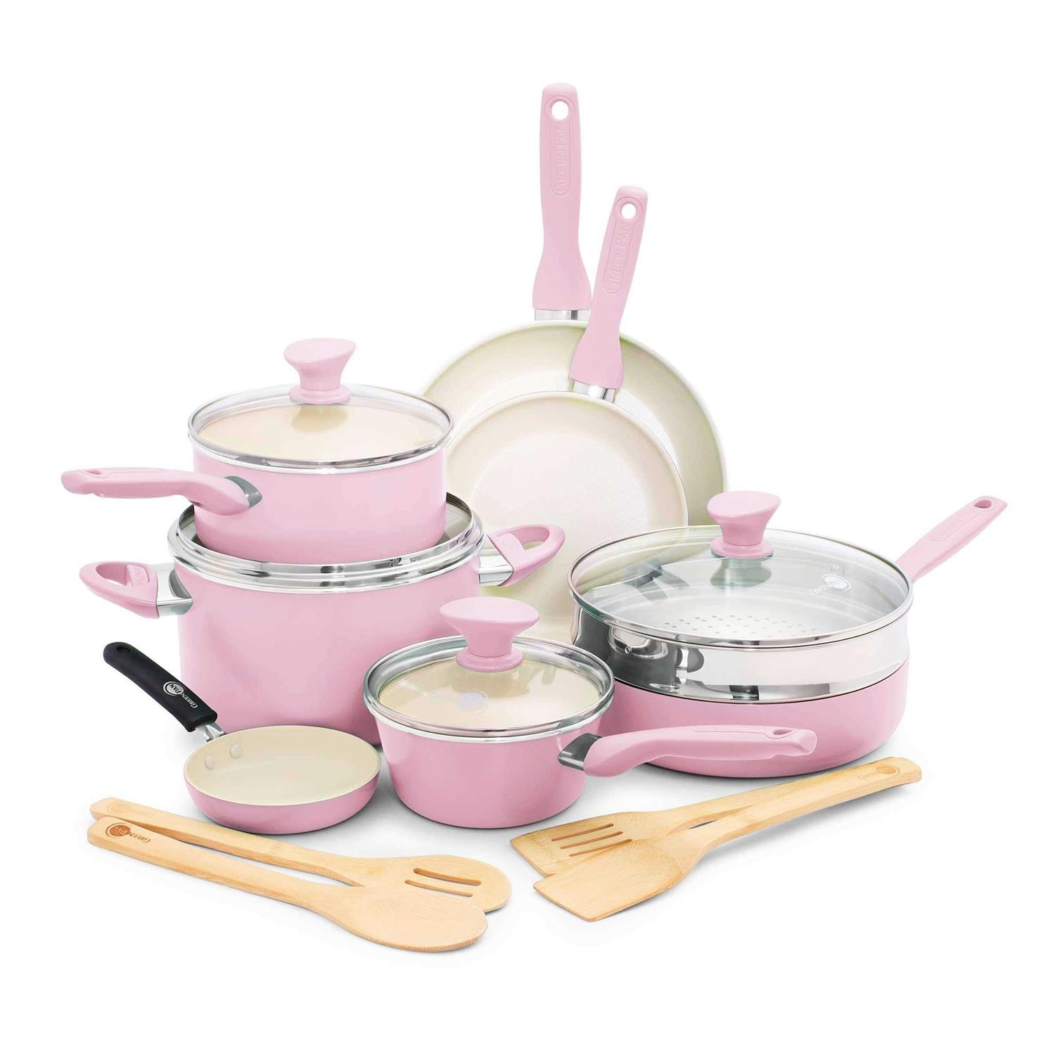 GreenPan Rio 16-Piece Ceramic Nonstick Cookware Set