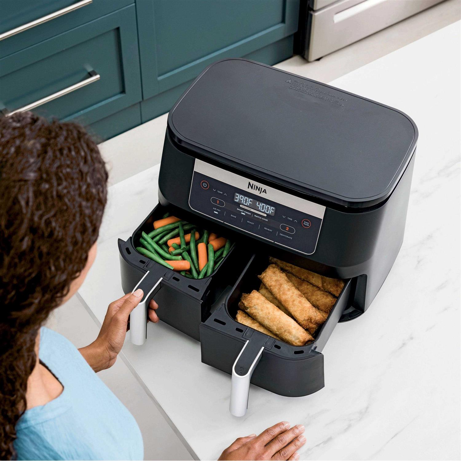 Ninja Foodi 2-Basket 5-in-1 Air Fryer with DualZone Technology