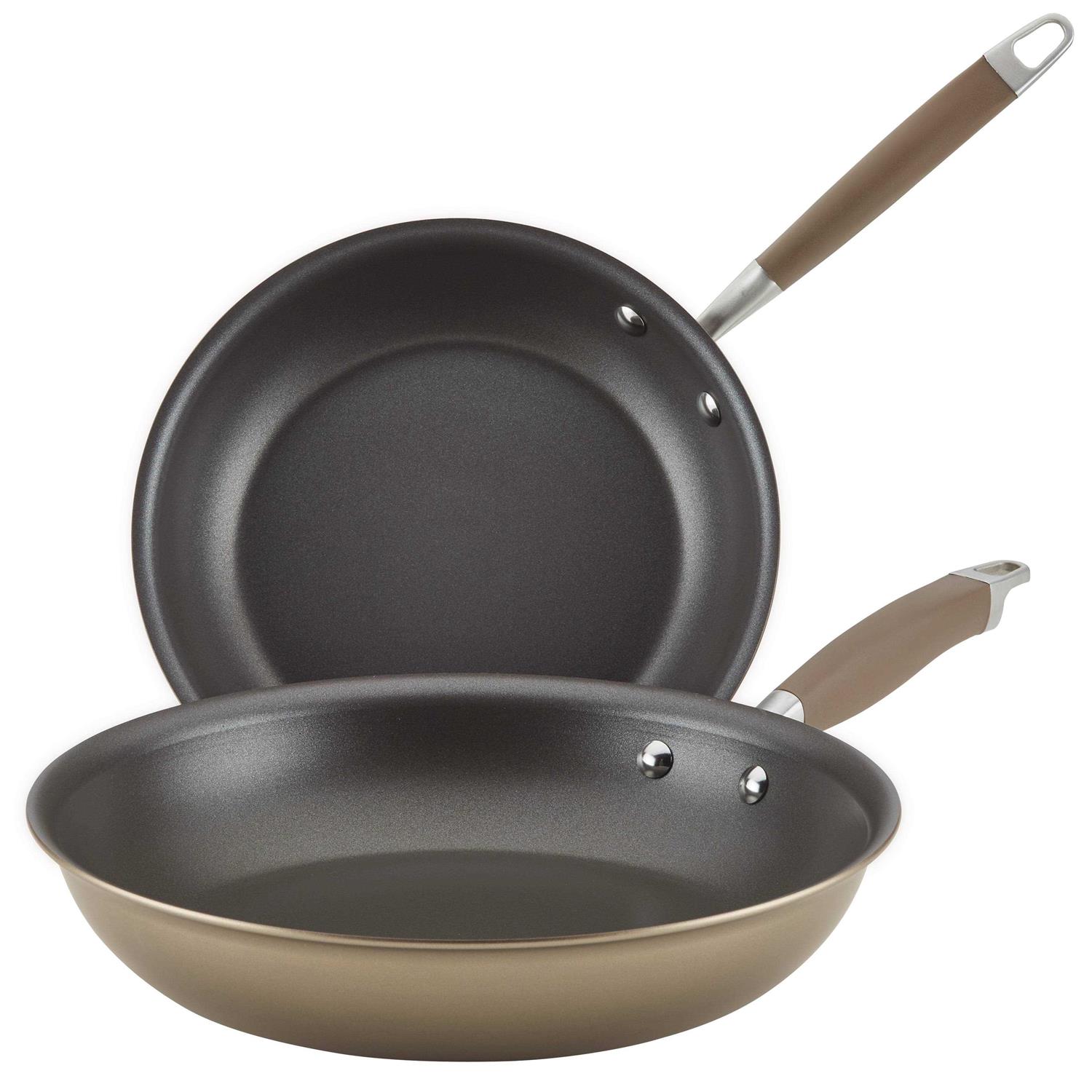 Anolon Advanced Home Hard-Anodized Nonstick Skillet Set