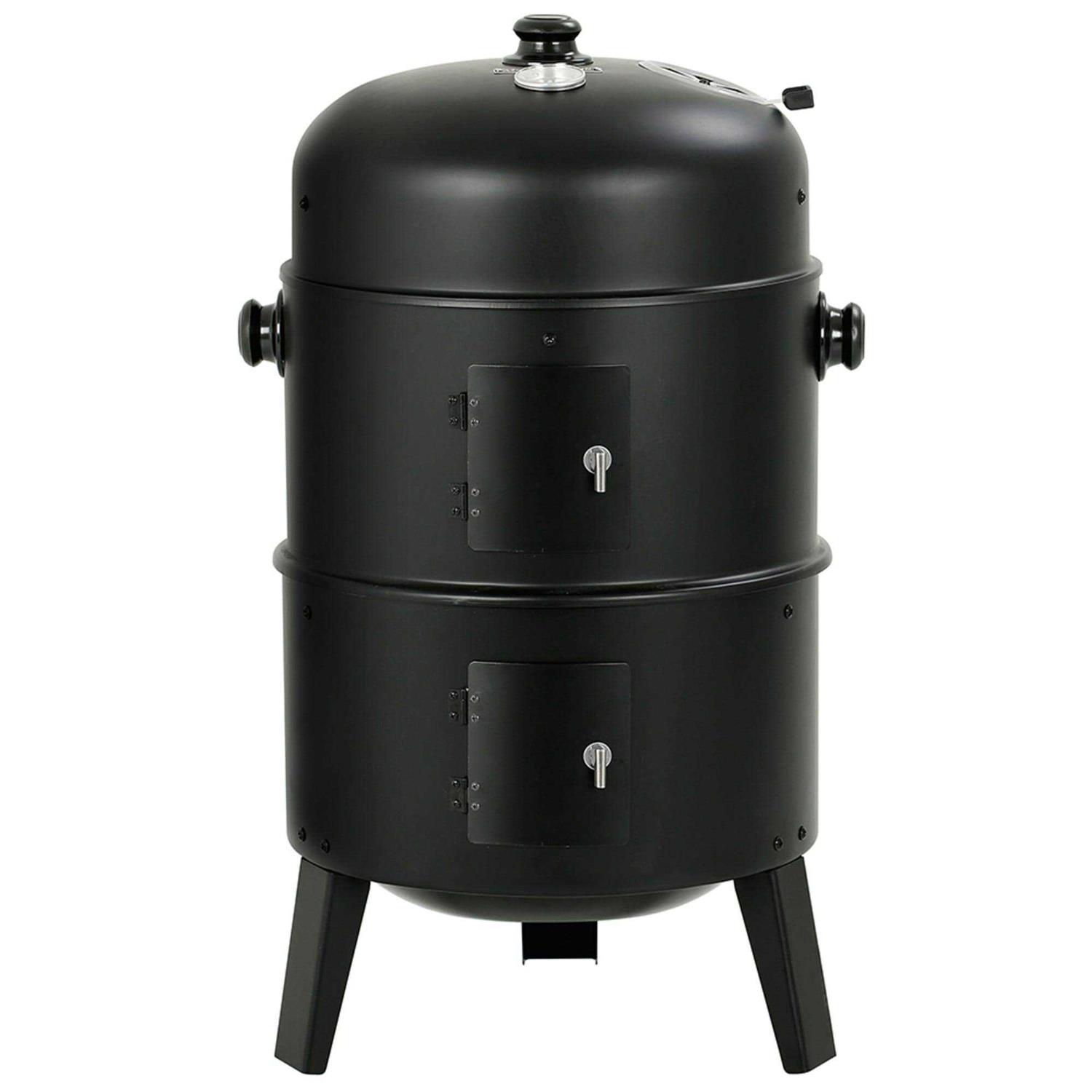 Master Cook SRCG20008 Vertical 16 in. Steel Charcoal Smoker