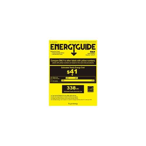 RCA 5.5 Cu ft Side by Side 2 Door Fridge Freezer Rfr551