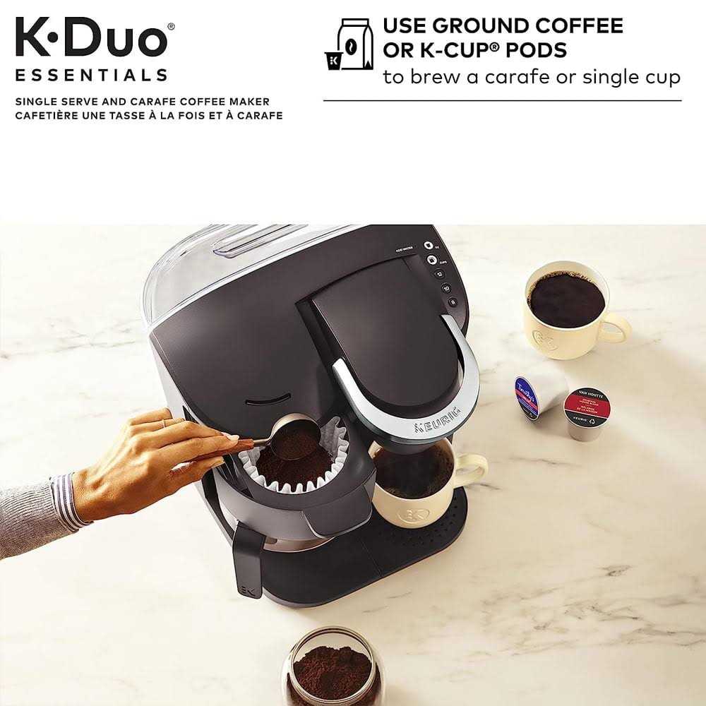 Keurig K-Duo Essentials Single Serve K-Cup Pod & Carafe Coffee Maker
