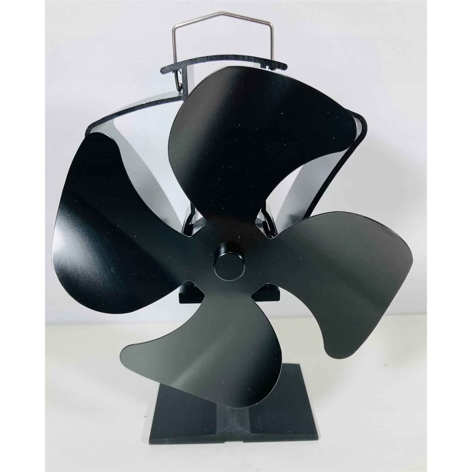 Tomersun 4 Blades Heat Powered Stove Fireplace Fan For Home Wood Log Burning Fireplace Circulating Warm Air Saving Fuel Efficiently