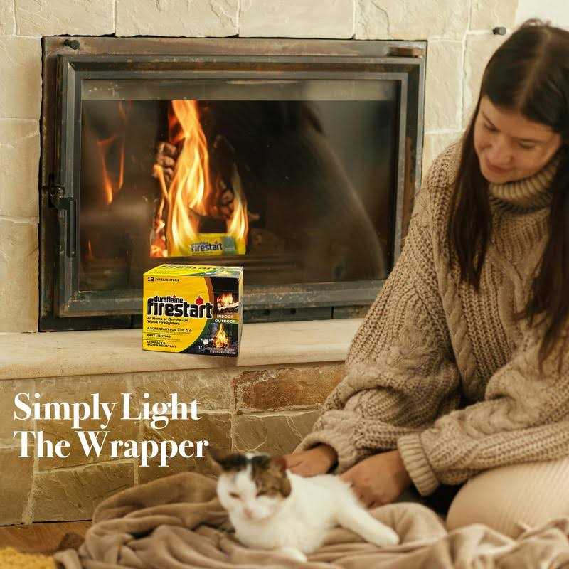 Fire Starter for Indoor and Outdoor Use Quick Ignition Fire Logs for BBQ, Fireplace, Fire Pit and Campfires