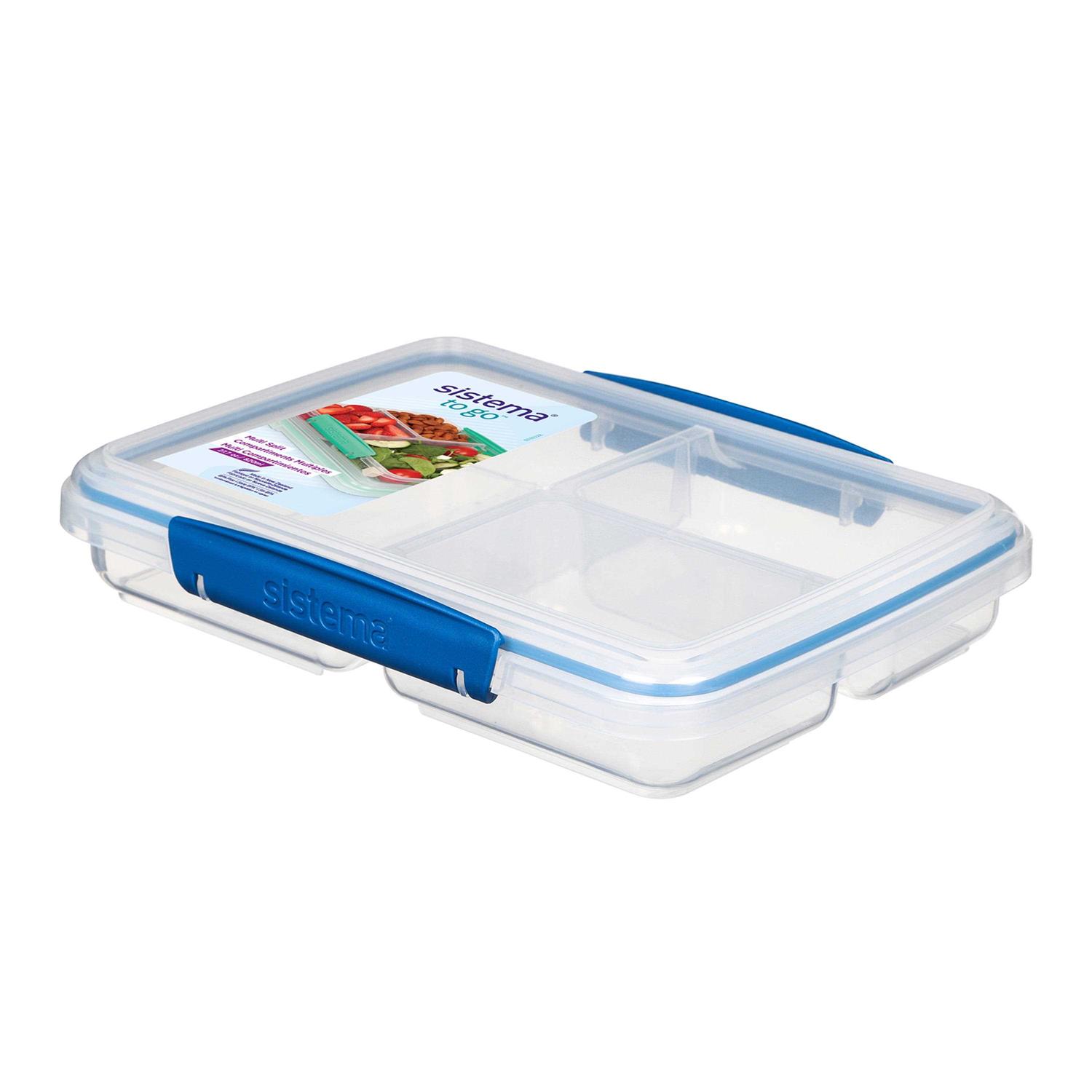 Sistema 820ml To Go Collection Multi Split Food Storage Container