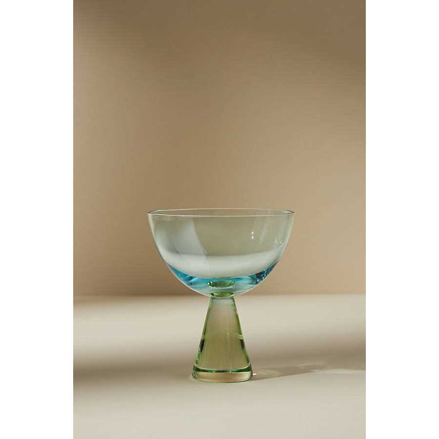 Ramona Coupe Glasses Set of 4 by Anthropologie