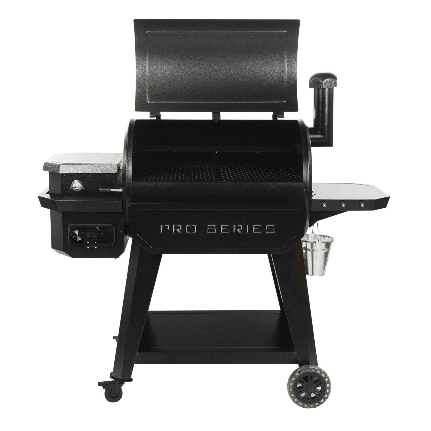 Pit Boss Pro Series 850-Sq in Hammertone Pellet Grill with smart compatibility 10575