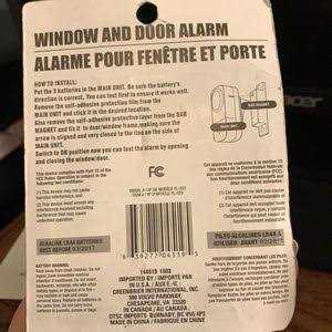 90 Decibel Battery Operated Window and Door Alarm