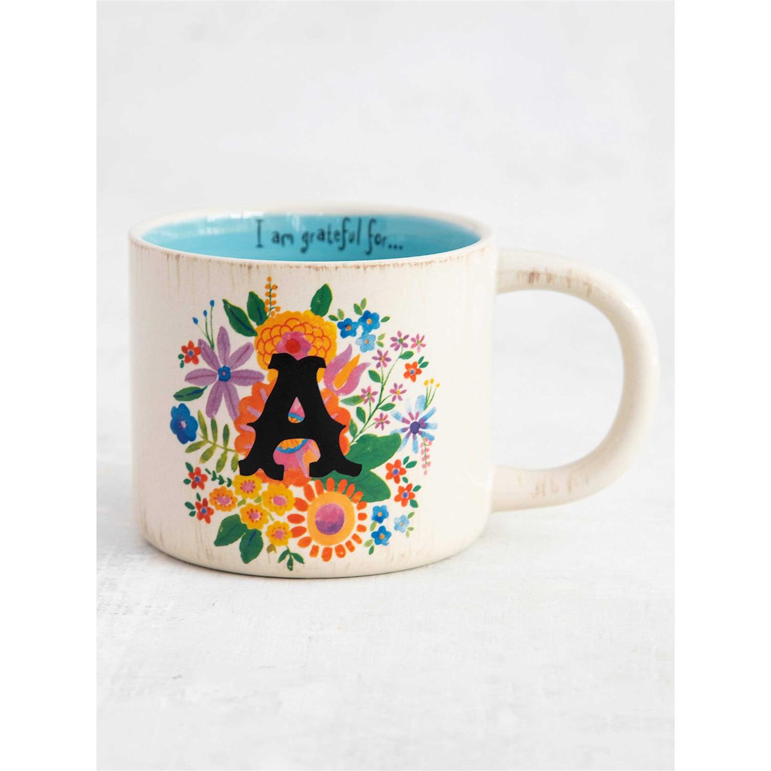 Natural Life Initial Coffee Mug