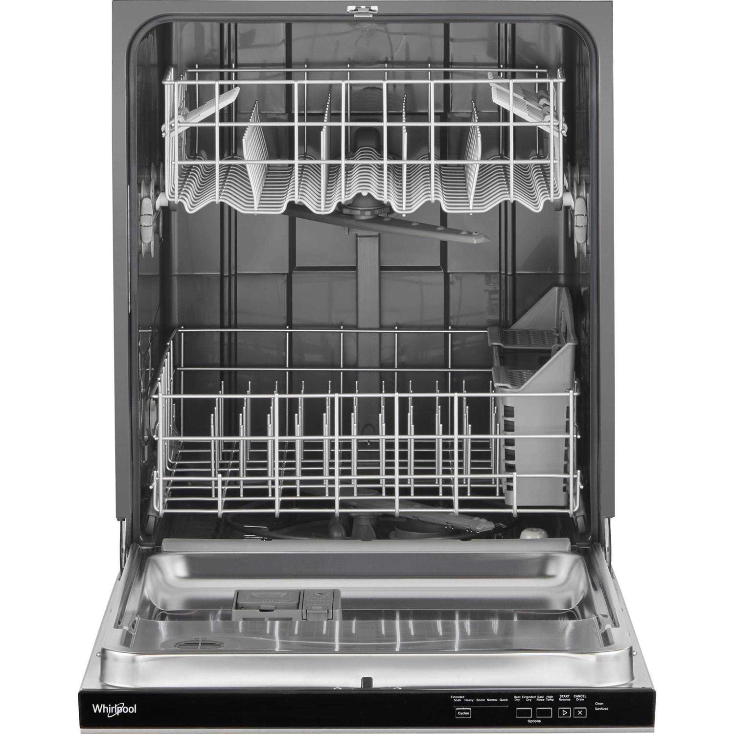 Whirlpool Quiet Dishwasher with Boost Cycle and Pocket Handle