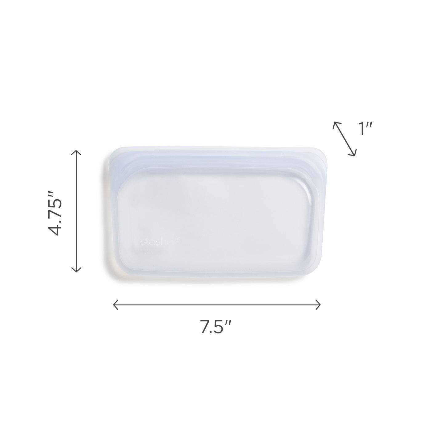 stasher Holiday Dots Reusable Food Storage Bag