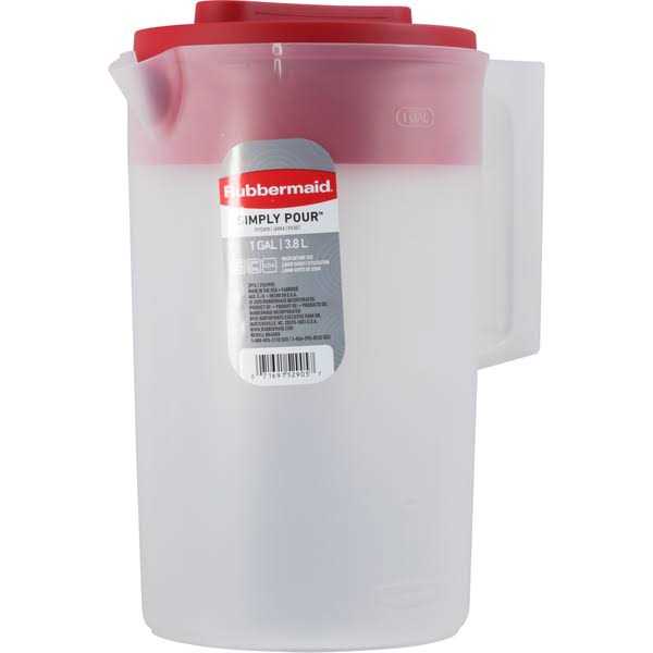 Rubbermaid Simply Pour Pitcher 1 gal