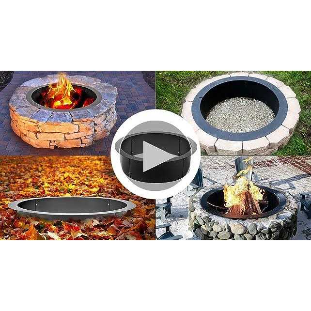 Vbenlem Fire Pit Ring 42-Inch Outer/36-Inch Inner Diameter