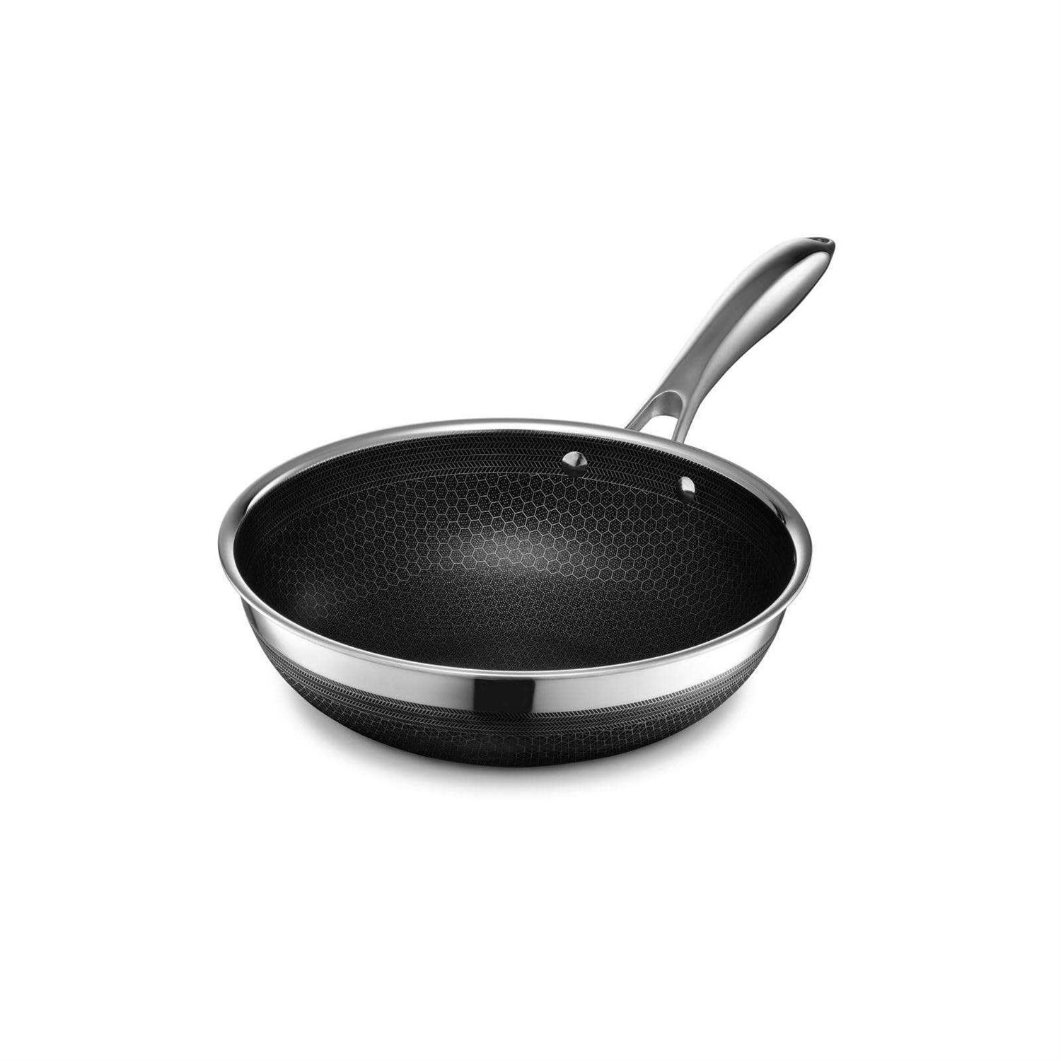 Hexclad Hybrid Stainless Steel Wok