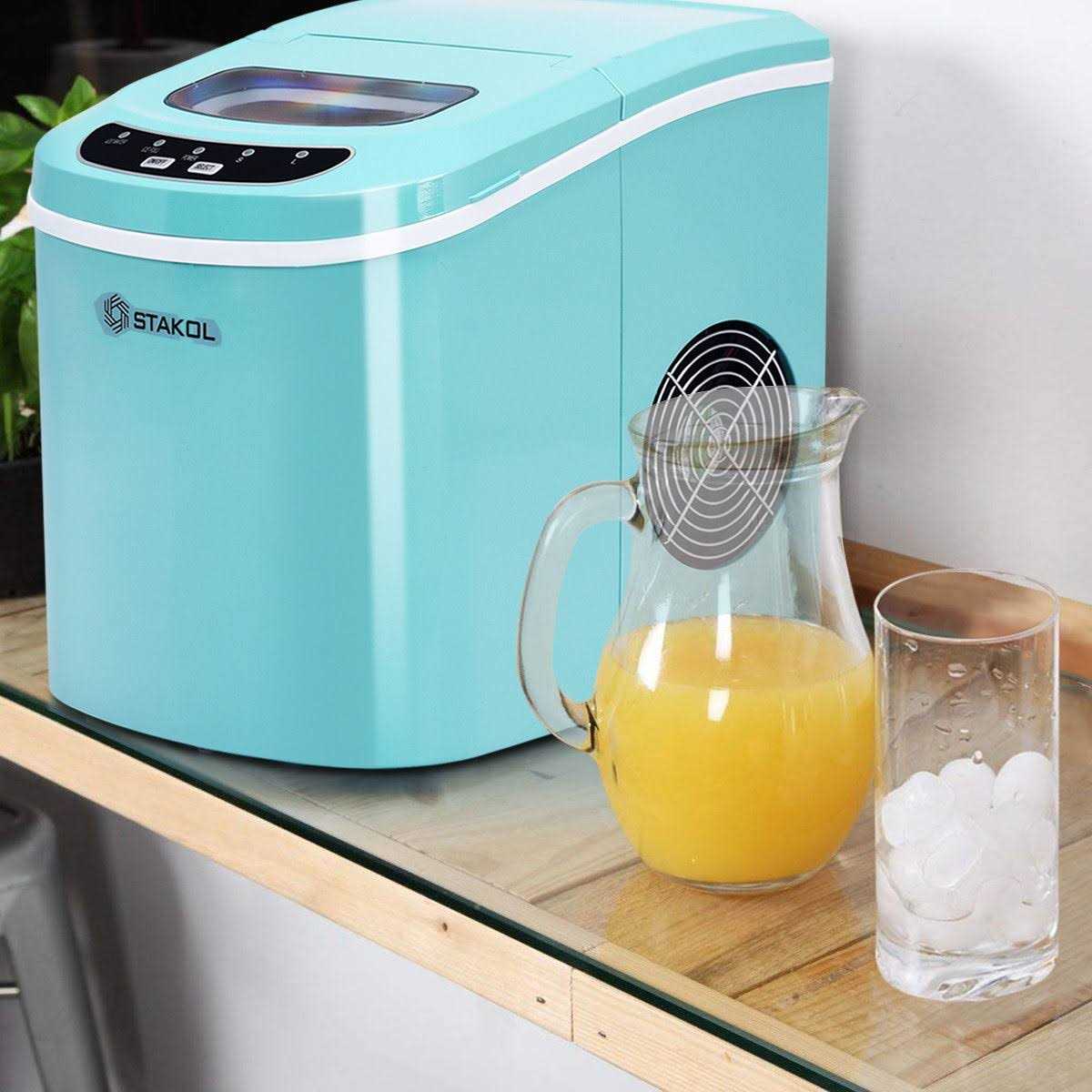 Costway Mini Portable Compact Electric Ice Maker Machine