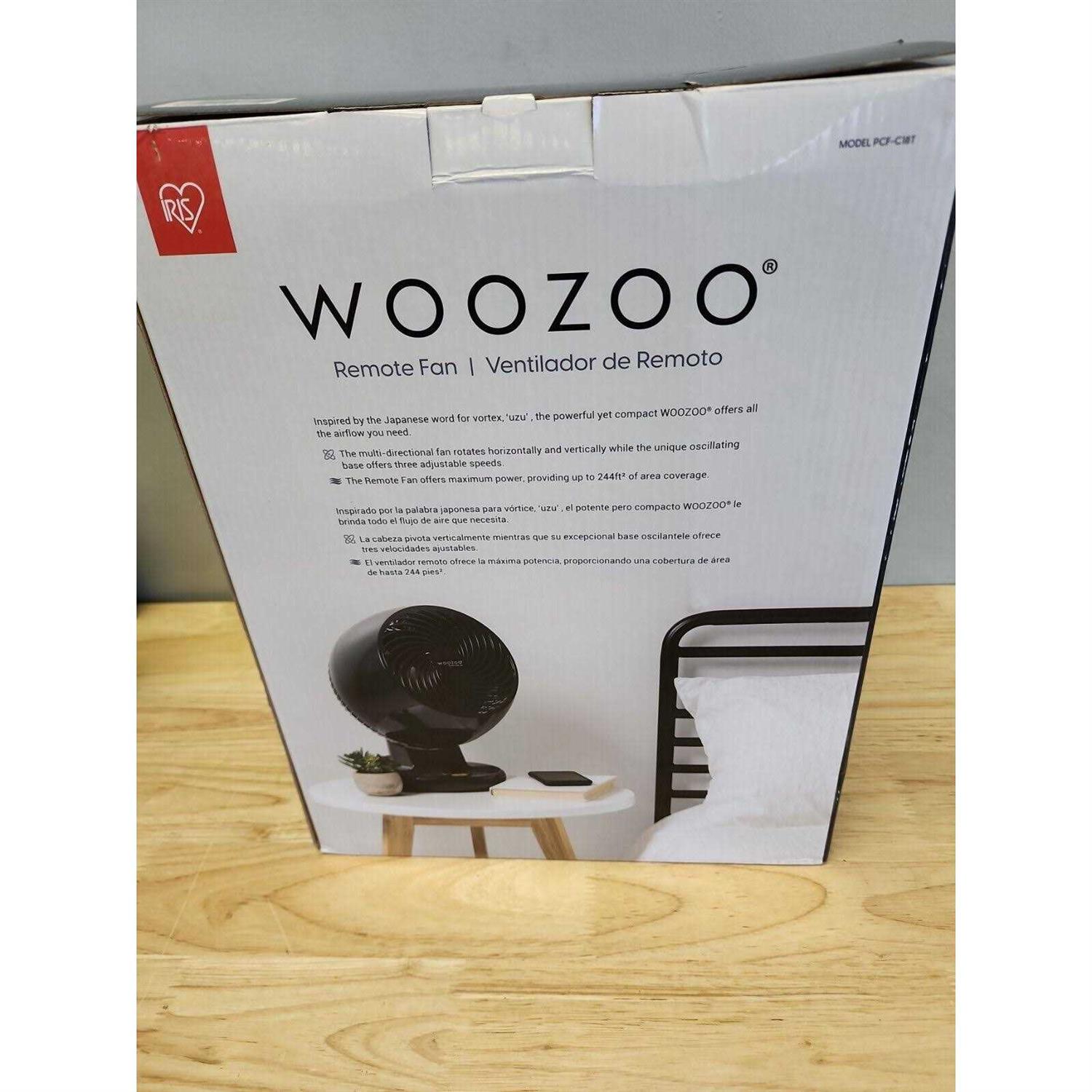 Woozoo Remote Controlled Personal Oscillating Fan