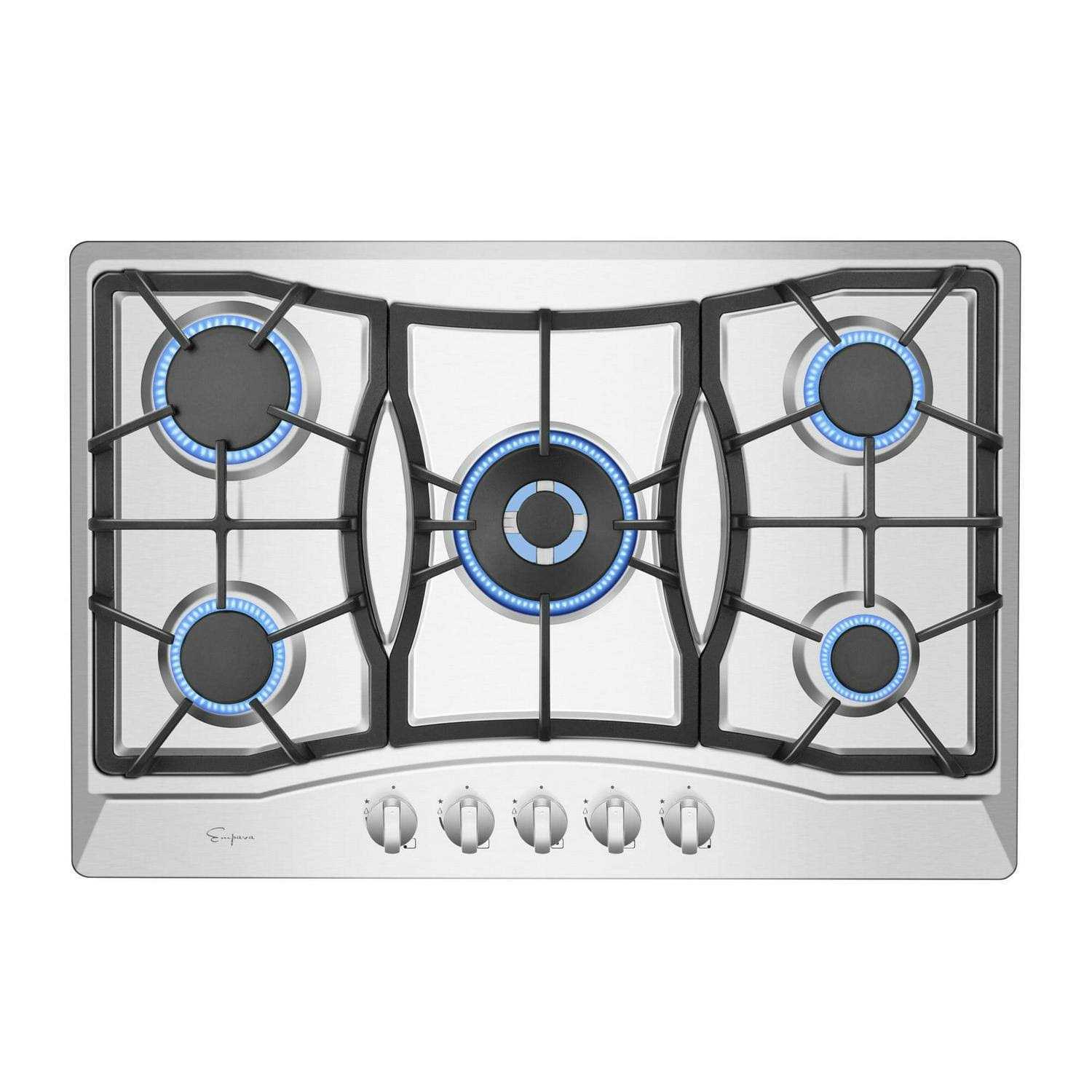 Empava Built-in 30 in. Gas Cooktop in Stainless Steel