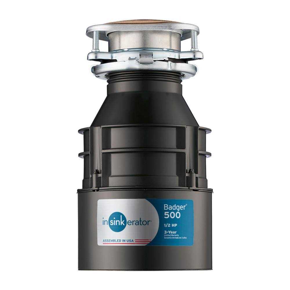 InSinkErator Badger 500 1/2 HP Continuous Feed Garbage Disposal