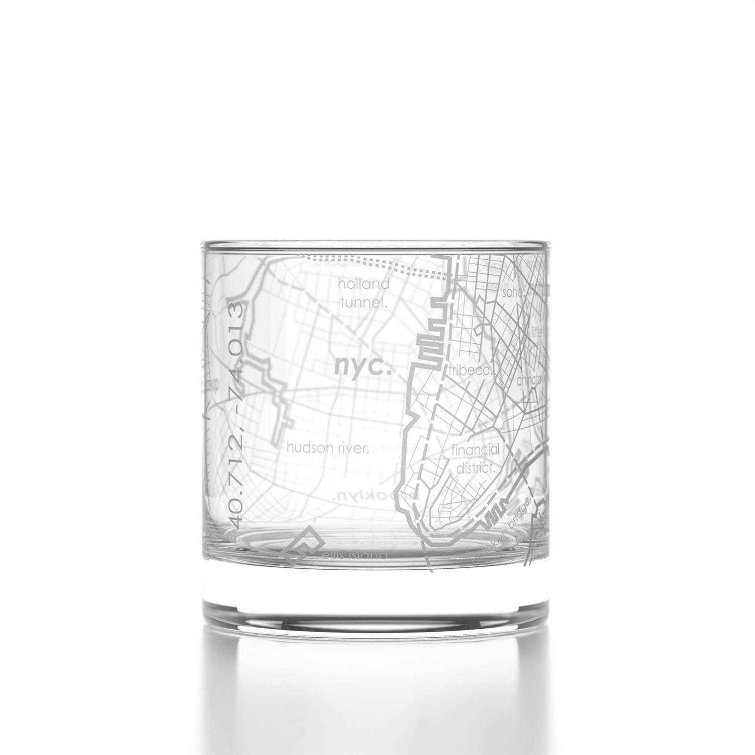 Well Told Design City Rocks Glass