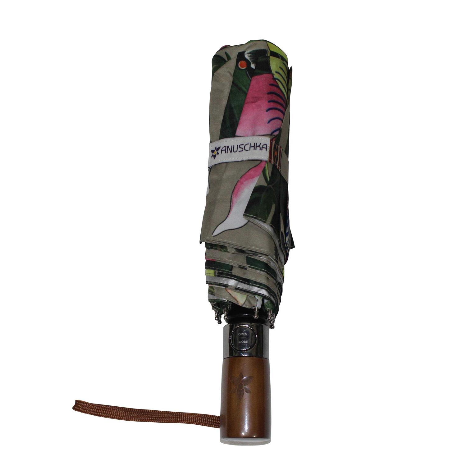 Anuschka Auto Open/ Close Printed Umbrella