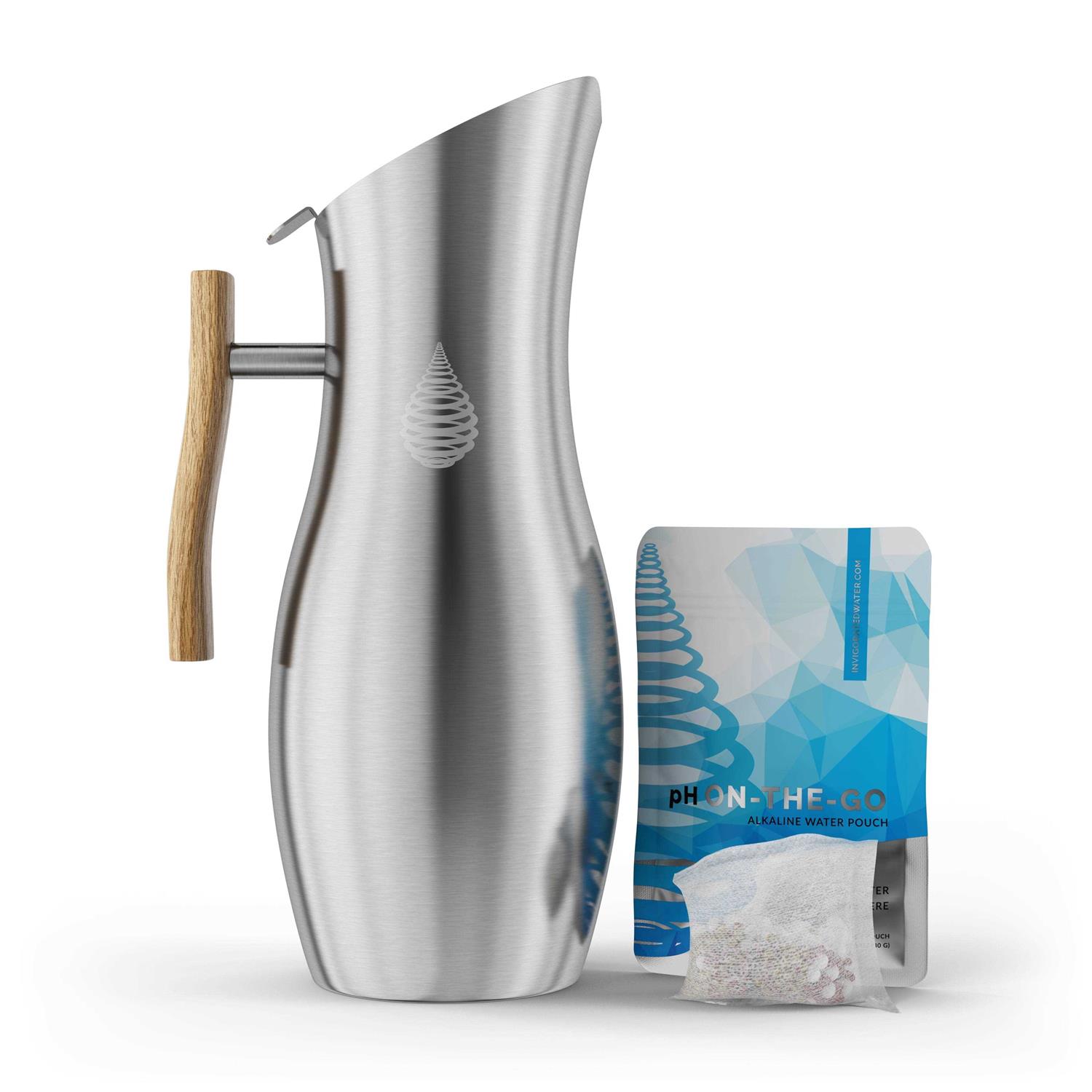 Invigorated Water pH Vitality Stainless Steel Alkaline Water Pitcher