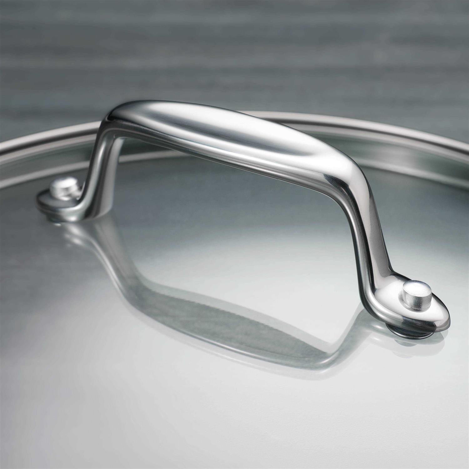 Tramontina 10-Piece Tri-Ply Clad Stainless Steel Cookware Set