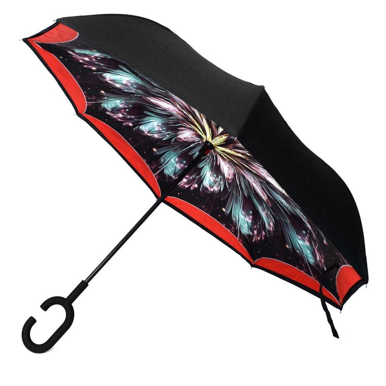 Parquet Flower Double Layer Inverted Umbrella