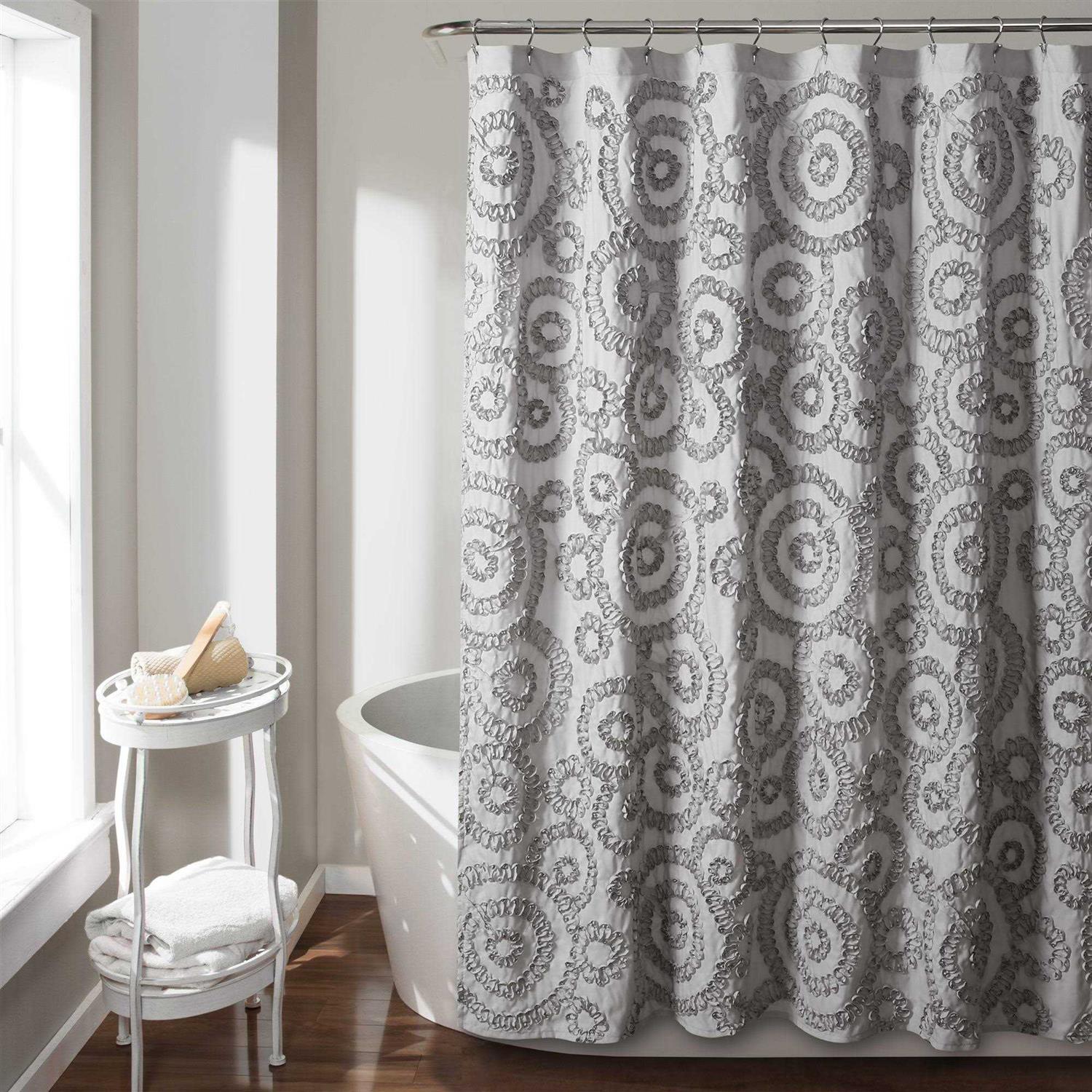 Lush Decor Keila Shower Shower Curtain