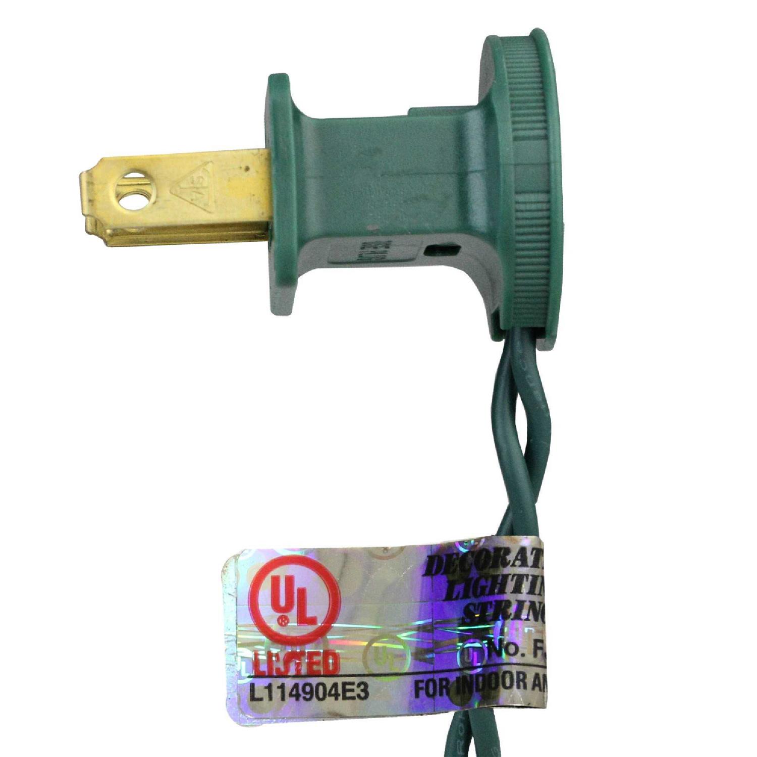 Northlight 50-Count White Twinkle Flame Tip C5 Mini Christmas Light Set