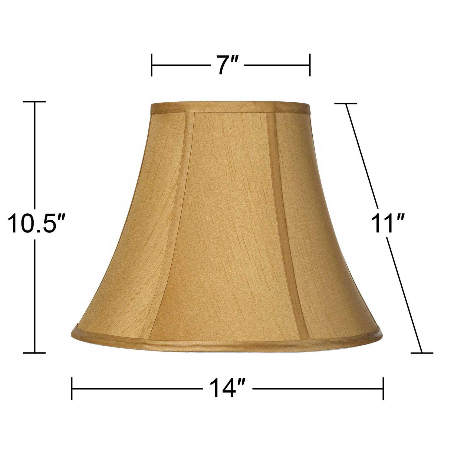 Springcrest Coppery Gold Bell Lamp Shade 7x14x10.5