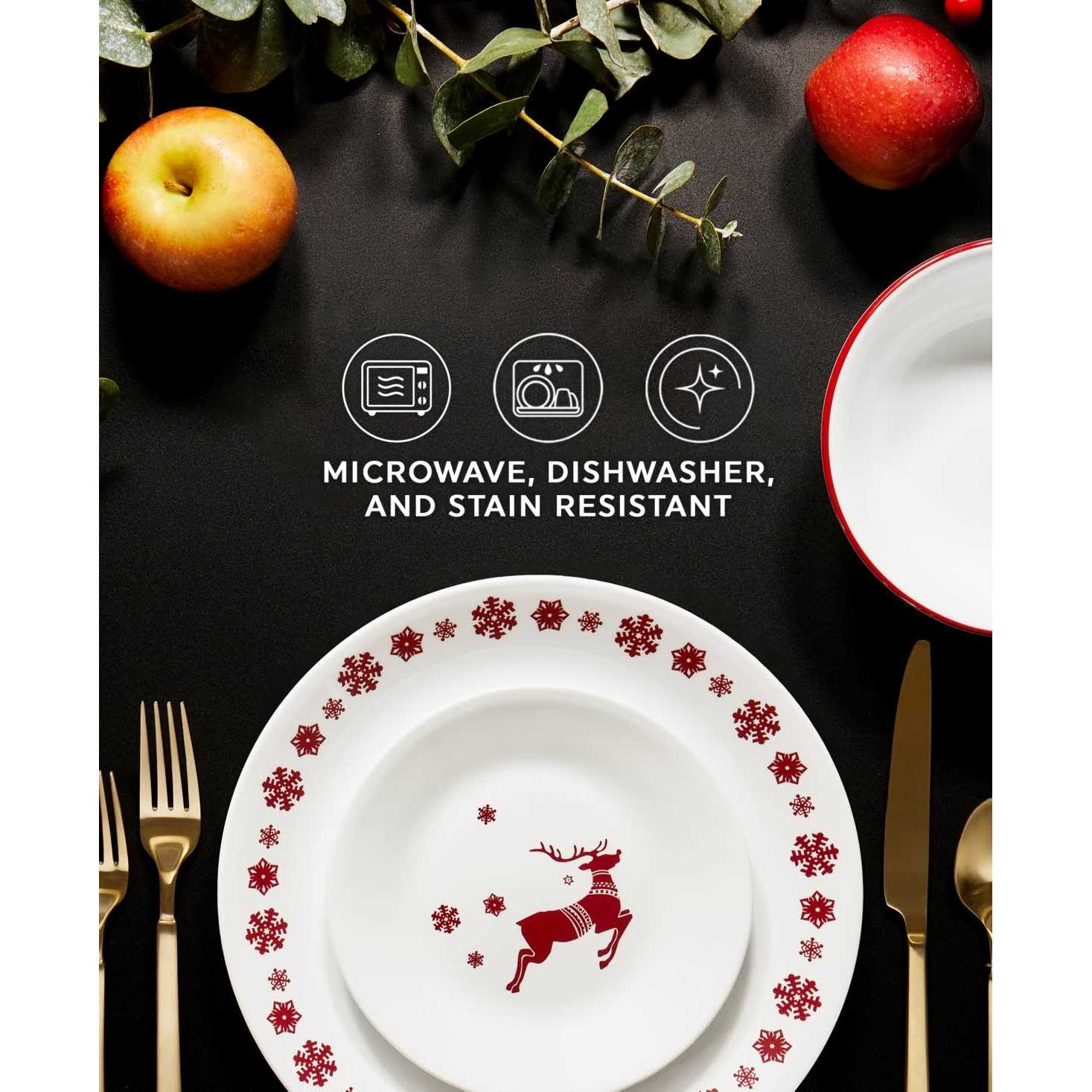 Corelle Rudolph 12-Pc Dinnerware Set