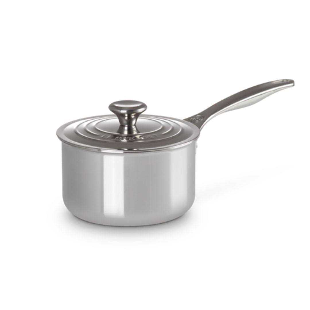 Le Creuset Stainless Steel Saucepan with Lid